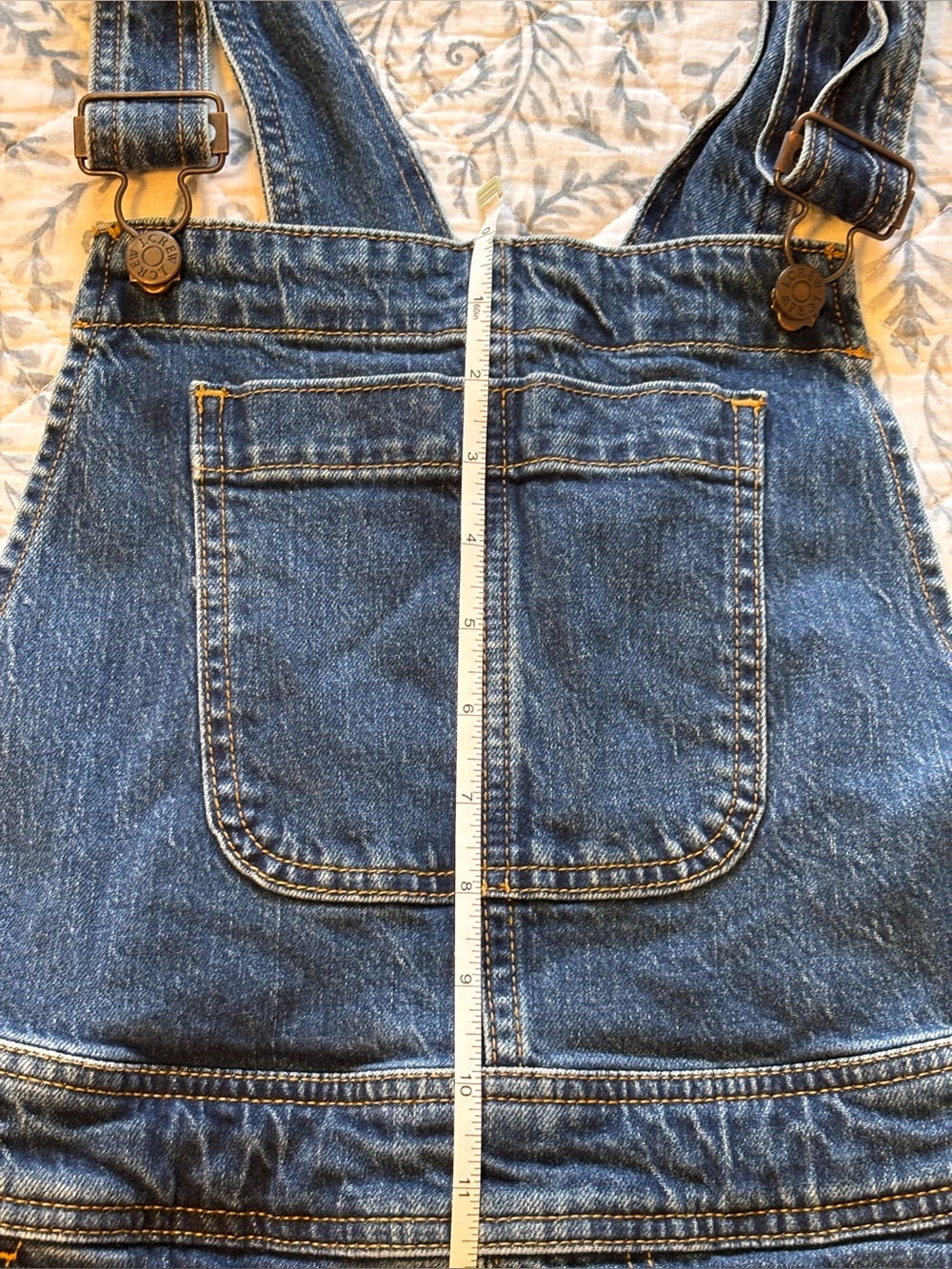 J. Crew Re-Imagined Bib Overalls Medium Wash Women’s Size Medium - Picture 12 of 15